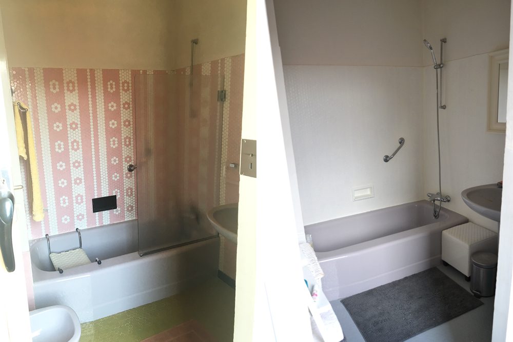 Avant / Après - Transformation de la salle de bain