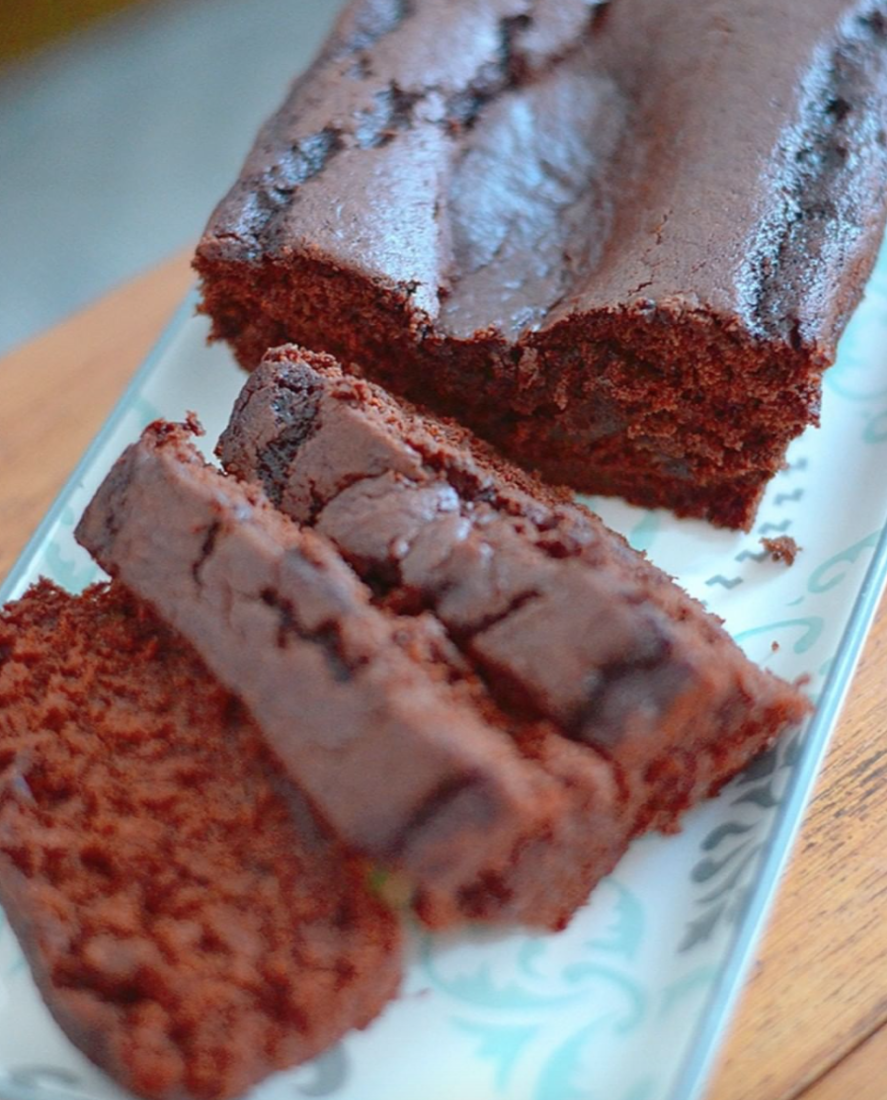 Recette saine : cake chocolat courgette